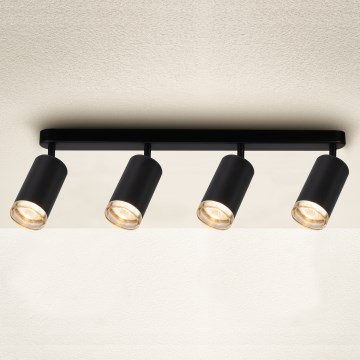 Brilagi - Badrumsspotlight SELE 4xGU10/30W/230V IP44 svart