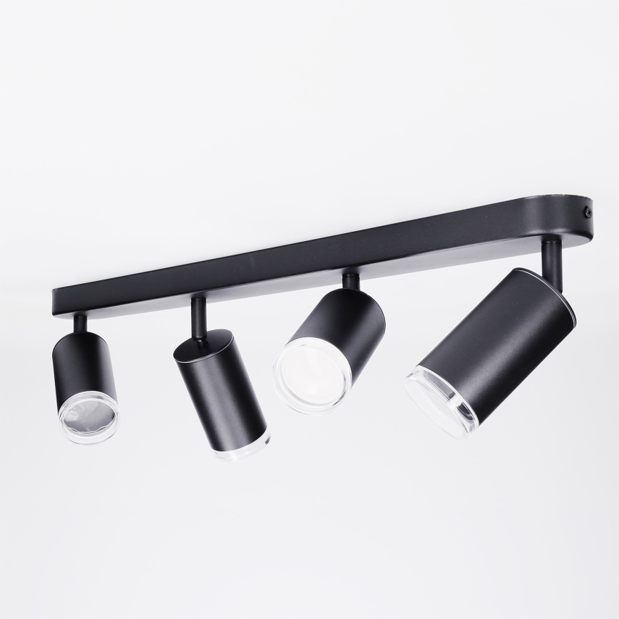 Brilagi - Badrumsspotlight SELE 4xGU10/30W/230V IP44 svart