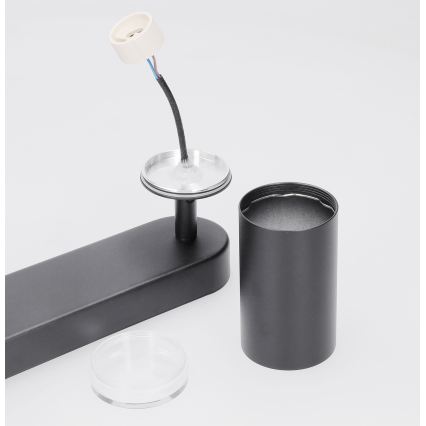 Brilagi - Badrumsspotlight SELE 4xGU10/30W/230V IP44 svart