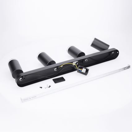 Brilagi - Badrumsspotlight SELE 4xGU10/30W/230V IP44 svart