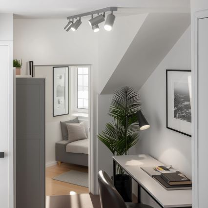 Brilagi - Badrumsspotlight SELE 6xGU10/30W/230V IP44 silver