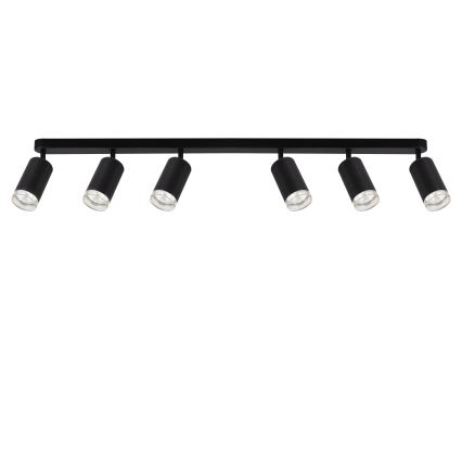 Brilagi - Badrumsspotlight SELE 6xGU10/30W/230V IP44 svart