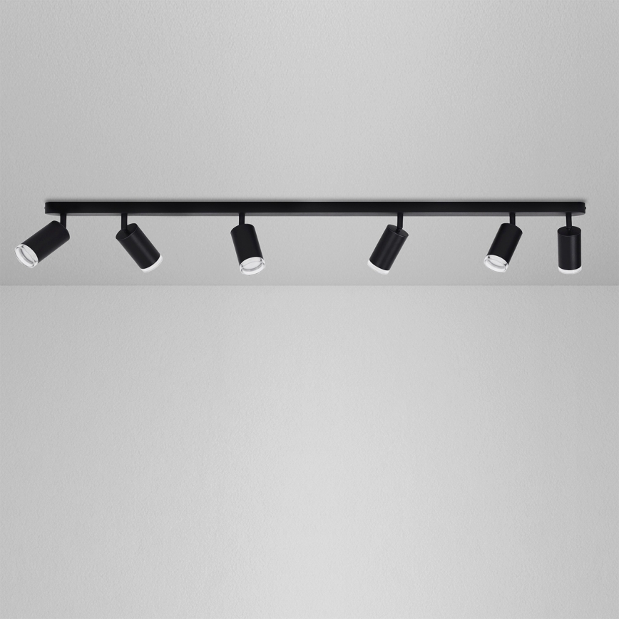 Brilagi - Badrumsspotlight SELE 6xGU10/30W/230V IP44 svart