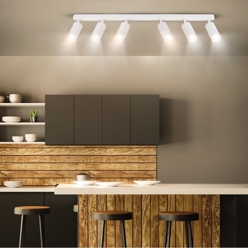 Brilagi - Badrumsspotlight SELE 6xGU10/30W/230V IP44 vit