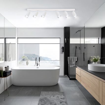 Brilagi - Badrumsspotlight SELE 6xGU10/30W/230V IP44 vit