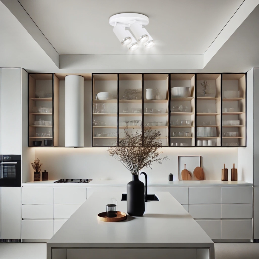 Brilagi - Badrumsspotlight SELE AQUA 4xGU10/30W/230V IP44 vit