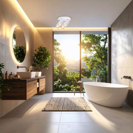 Brilagi - Badrumsspotlight SELE AQUA 4xGU10/30W/230V IP44 vit