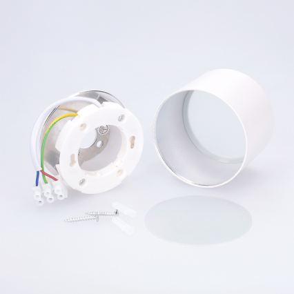 BRILAGI - Badrumsspotlight SMOOTH 1xGX53/15W/230V 60x82 mm vit IP54