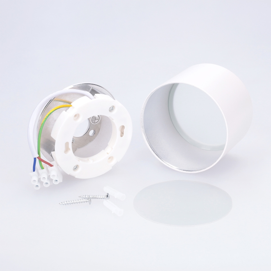 BRILAGI - Badrumsspotlight SMOOTH 1xGX53/15W/230V 60x82 mm vit IP54