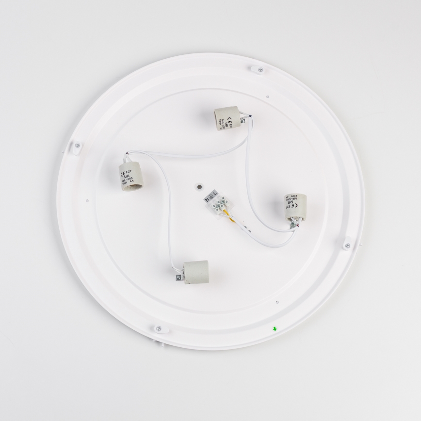 Brilagi - Badrumstakarmatur POOL 4xE27/15W/230V Ø 50 cm IP54 beige