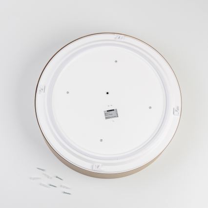 Brilagi - Badrumstakarmatur POOL 4xE27/15W/230V Ø 50 cm IP54 beige