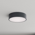 Brilagi - Badrumstaklampa CLARE 2xE27/24W/230V Ø 30 cm antracit IP54