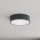Brilagi - Badrumstaklampa med rörelse- och skymningssensor CLARE 2xE27/24W/230V Ø 30 cm antracit IP54