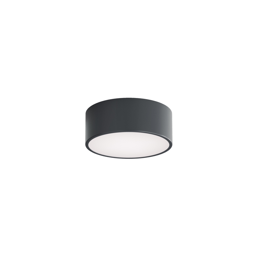 Brilagi - Badrumstaklampa med rörelse- och skymningssensor CLARE 1xE27/24W/230V Ø 20 cm antracit IP54