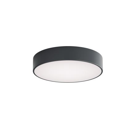 Brilagi - Badrumsarmatur för tak med rörelse- och skymningssensor CLARE 3xE27/24W/230V Ø 40 cm, antracit, IP54