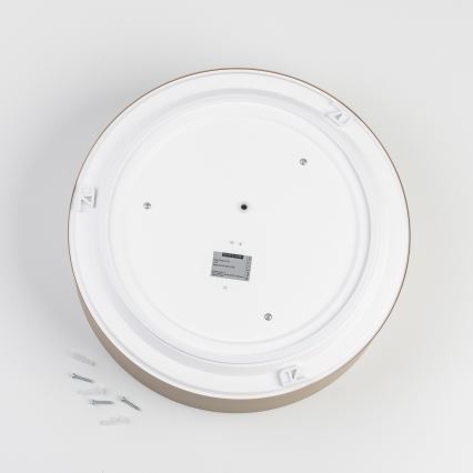 Brilagi - Badrumstaklampa POOL 3xE27/15W/230V Ø 40 cm IP54 beige