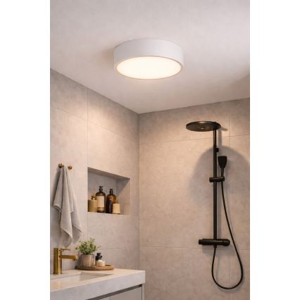 Brilagi - Badrumstaklampa POOL 3xE27/15W/230V Ø 40 cm IP54 vit