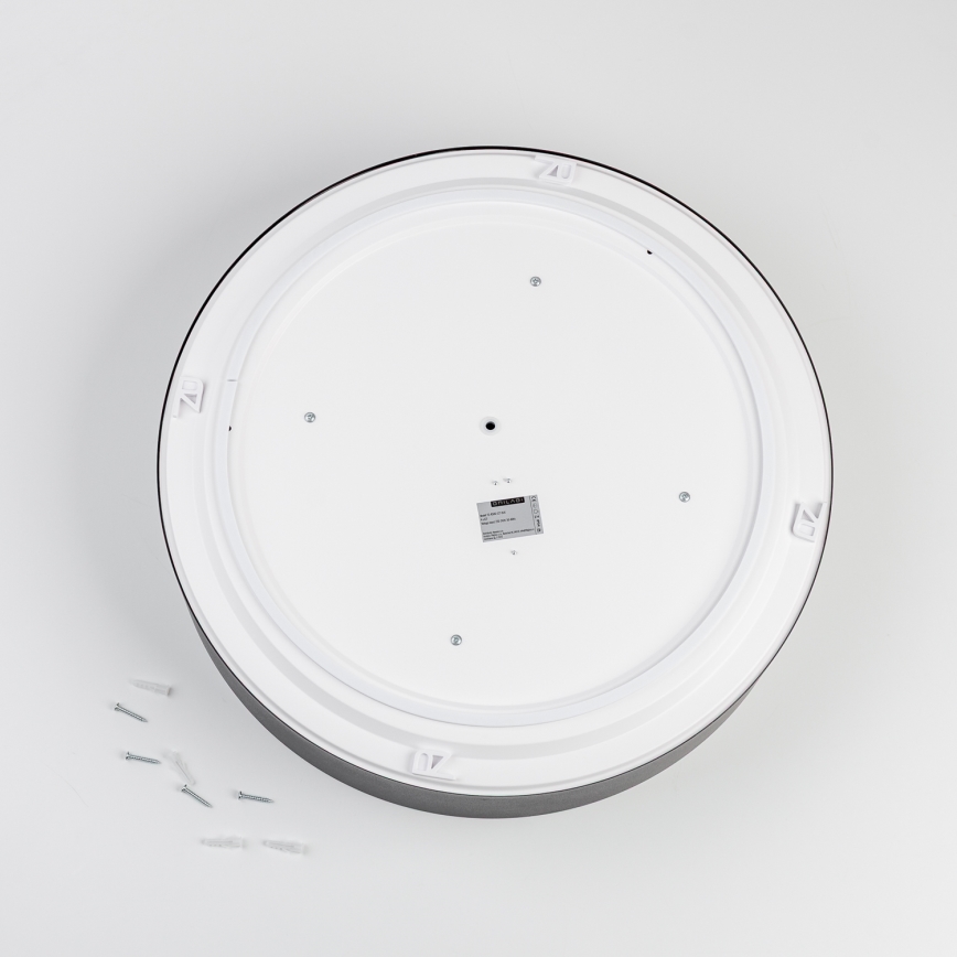 Brilagi - Badrumstaklampa POOL 4xE27/15W/230V Ø 50 cm IP54 svart