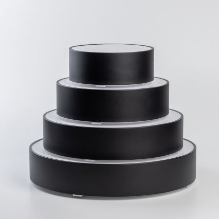 Brilagi - Badrumstaklampa POOL 4xE27/15W/230V Ø 50 cm IP54 svart