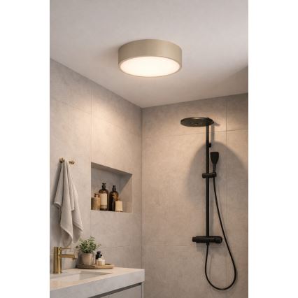 Brilagi - Badrumstaklampa POOL 5xE27/15W/230V Ø 60 cm IP54 beige