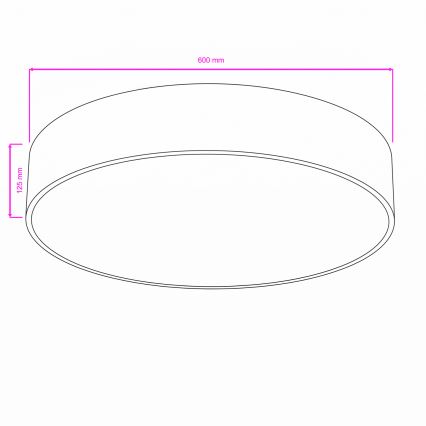 Brilagi - Badrumstaklampa POOL 5xE27/15W/230V Ø 60 cm IP54 beige