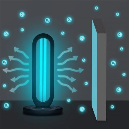 Brilagi - Bakteriedödande lampa UVC/38W/230V + fjärrkontroll