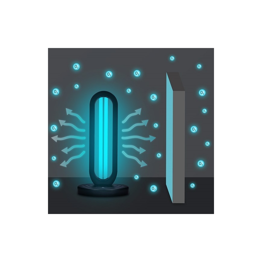 Brilagi - Bakteriedödande lampa UVC/38W/230V + fjärrkontroll