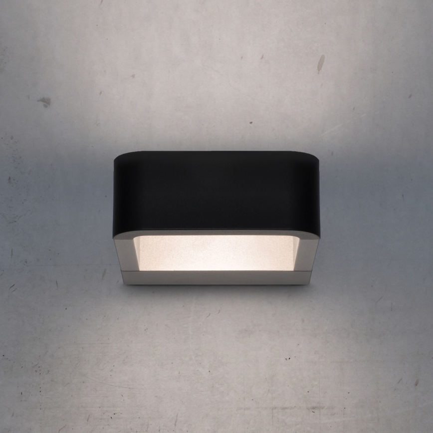 Brilagi - LED Utomhus Vägglampa BARI LED/7W/230V 3000/4000/6000K svart IP54