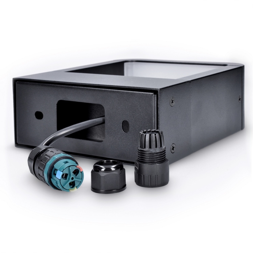 Brilagi - LED Utomhus Vägglampa BARI LED/7W/230V 3000/4000/6000K svart IP54