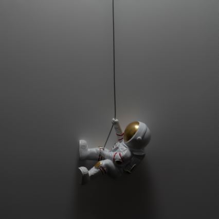 Brilagi - Barnvägglampa ASTRO 1xE14/15W/230V vit
