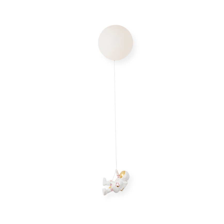 Brilagi - Barnvägglampa ASTRO 1xE14/15W/230V vit
