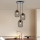 Brilagi - BASKLITE pendellampa på kabel 3xE27/15W/230V trä/svart