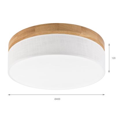 Brilagi - BELLADONNA LED-taklampa LED/36W/230V Ø 40 cm vit/ek