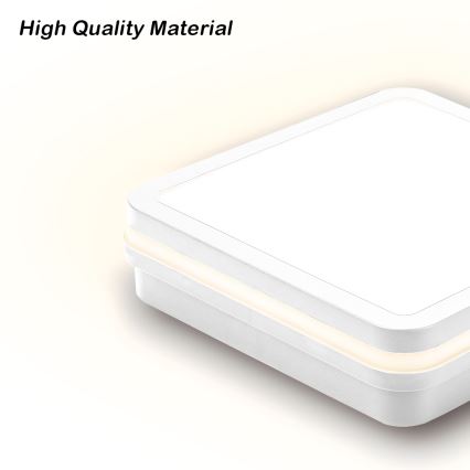 Brilagi - BENE LED utomhusarmatur 18W/230V 22x22 cm vit IP54