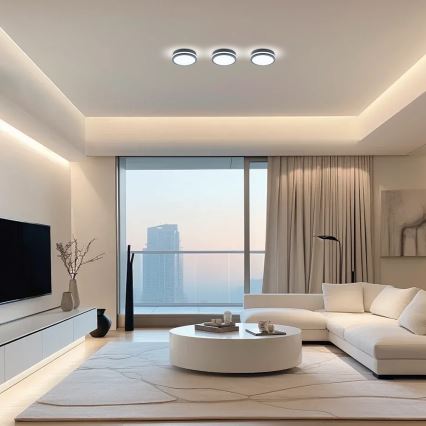 Brilagi - LED Utomhusbelysning med sensor BENE LED/18W/230V Ø 22 cm antracit IP54