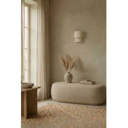 BRILAGI - BOHO ECO LED-vägglampa 1xE27/10W/230V krämfärgad