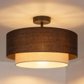 Brilagi - BOHO ECO LED ytmonterad taklampa 1xE27/10W/230V Ø 40 cm brun/krämvit