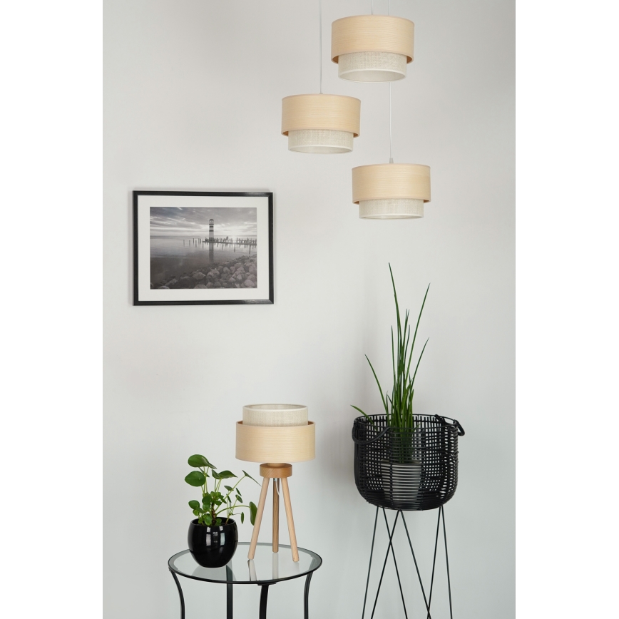 Brilagi - Bordslampa ARIZONA BOHO 1xE27/15W/230V beige