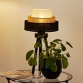 Brilagi - Bordslampa ASPEN LUNETA 1xE27/15W/230V svart/beige/krämfärgad