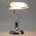 Brilagi - Bordslampa BANK OFFICE 1xE27/60W/230V blank krom/vit
