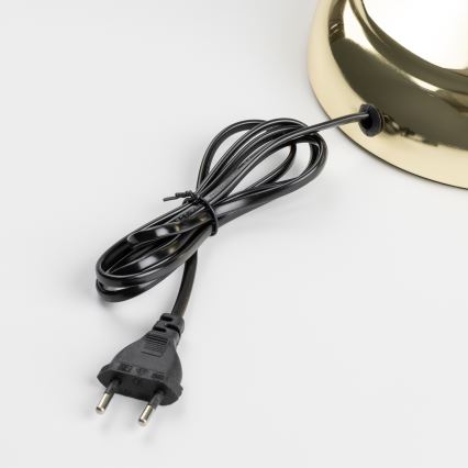 Brilagi - Bordslampa BANK OFFICE 1xE27/60W/230V guld/vit