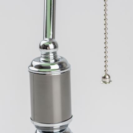 Brilagi - Bordslampa BANK OFFICE 1xE27/60W/230V svart/silver/grön