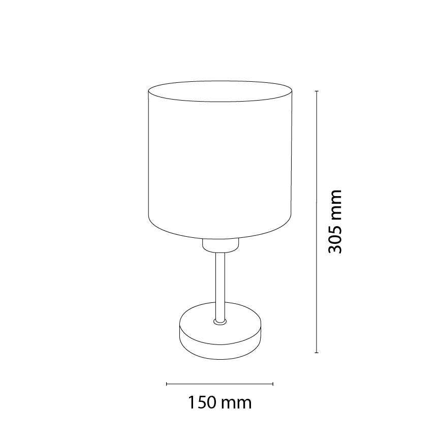 BRILAGI - Bordslampa för barn BOBO WOOD 1xE27/25W/230V ek/svart/vit/djurmönster