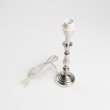 Brilagi - Bordslampa CERIA 1xE27/60W/230V Ø 25 cm polerad krom/grön