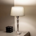 BRILAGI - Bordslampa CERIA 1xE27/60W/230V Ø 25 cm silver/grå