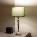 BRILAGI - Bordslampa CERIA 1xE27/60W/230V Ø 25 cm silver/grön