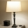 Brilagi - Bordslampa CERIA 1xE27/60W/230V Ø 30 cm svart/beige