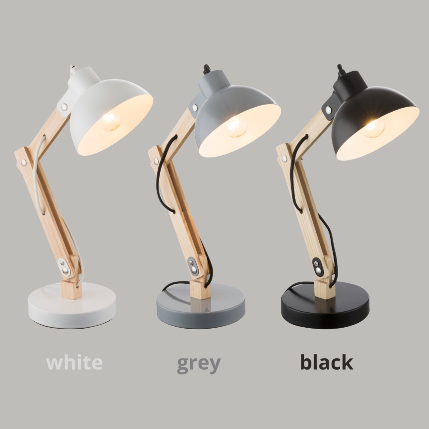 Brilagi - Bordslampa FOCUS 1xE27/40W/230V grå