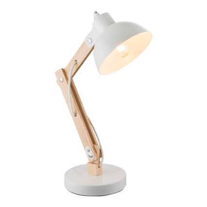 Brilagi - Bordslampa FOCUS 1xE27/40W/230V vit