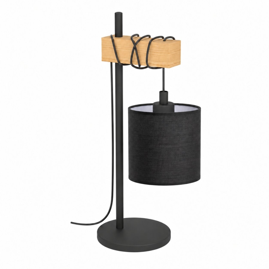 BRILAGI - Bordslampa NUBILA 1xE27/40W/230V brun/svart